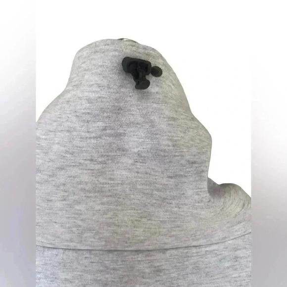 NIKE WOMENS DRI FIT CROP ROLL NECK SWEATSHIRT front pockets sz small color Grey - Picture 7 of 8